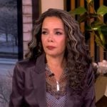 Sunny's stripe knit polo on The View