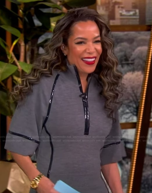 Sunny's gray turtleneck dress on The View