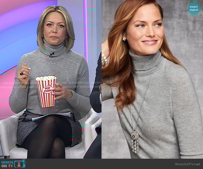 Talbots Cashmere Perfect Turtleneck worn by Dylan Dreyer on Today