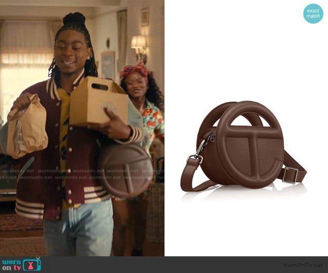 Telfar Minor Circle Bag worn by Langston (RJ Cyler) on The Burbs