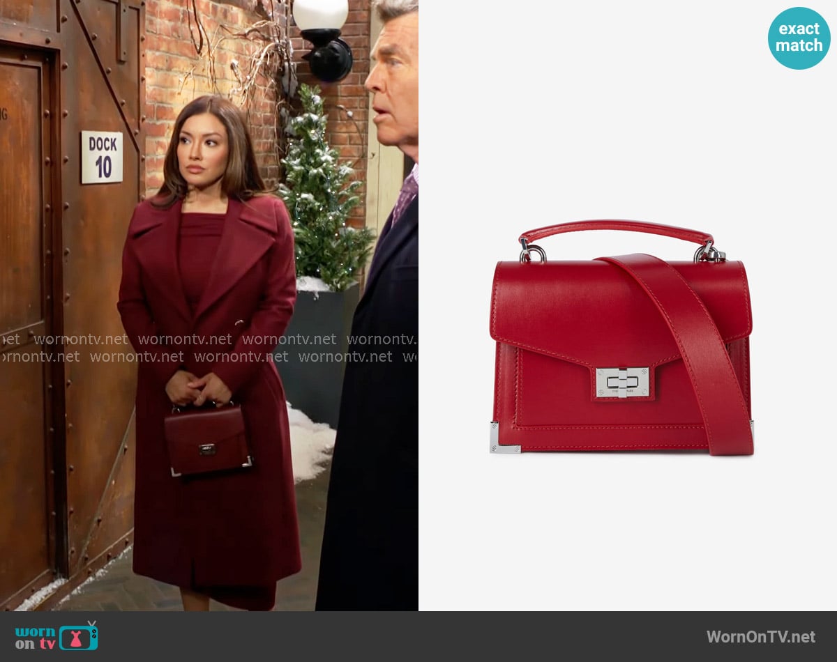 The Kooples Iconic Emily Bag worn by Audra Charles (Zuleyka Silver) on The Young and the Restless