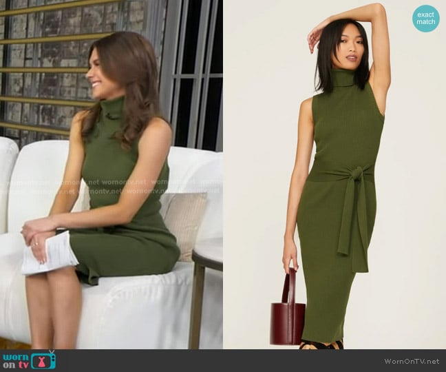 Toccin Turtleneck Sweater Dress worn by Sophie Flay on Good Morning America