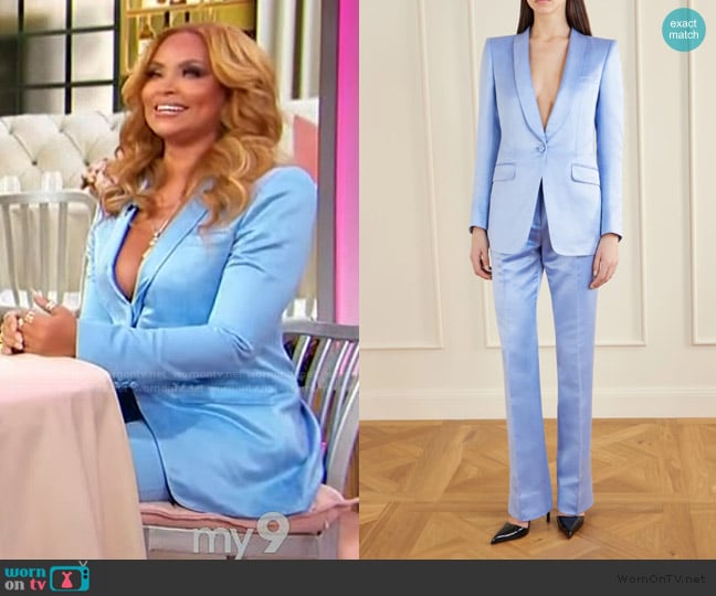 Tom Ford Cotton and silk-blend duchesse-satin blazer worn by Gizelle Bryant on Sherri