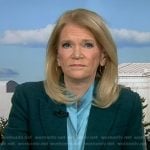 Martha’s green tweed blazer on Good Morning America