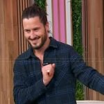 Val’s black plaid button down shirt on Sherri