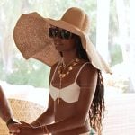 Venita’s bikini and crochet knit skirt on Southern Charm