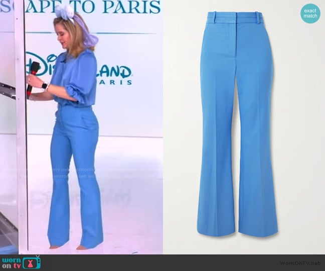 Veronica Beard Melvin Pants worn by Sara Haines on The View