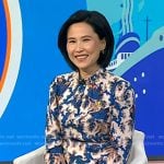 Vicky’s print mock neck mini dress on Today