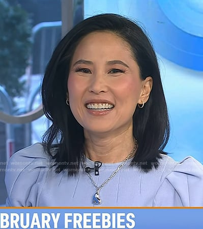 Vicky’s silver heart pendant necklace on Today