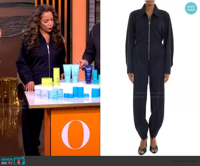 Victoria Beckham Cargo Jumpsuit worn by Sunny Hostin on The View