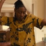 Langston’s yellow bird print shirt on The Burbs