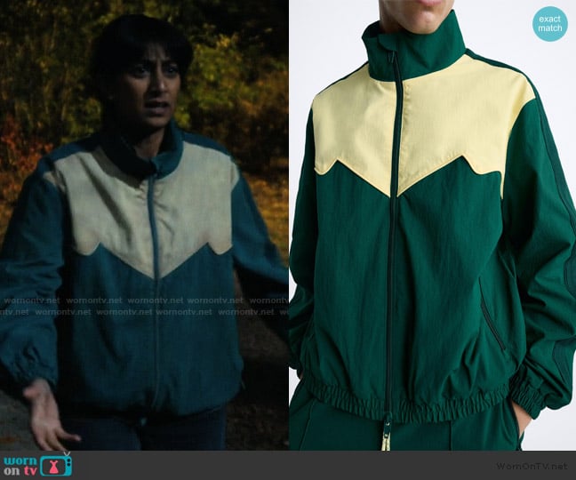 Zara Windbreaker Jacket worn by Priya (Sunita Mani) on His & Hers