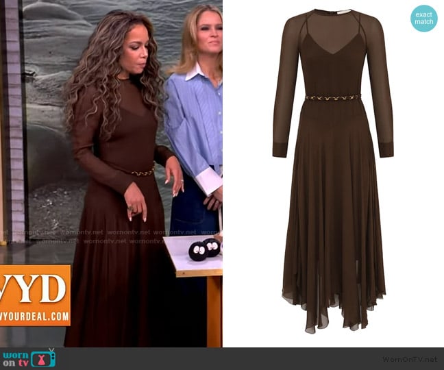Zimmermann Rebellion Handkerchief Dress worn by Sunny Hostin on The View