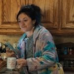 Zoe’s star print fleece robe on His & Hers