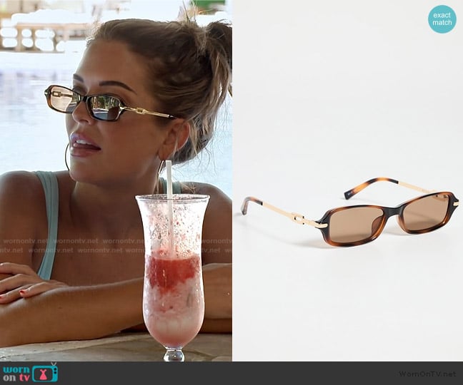  50mm Oval Sunglasses BP. worn by Salley Carson on Southern Charm