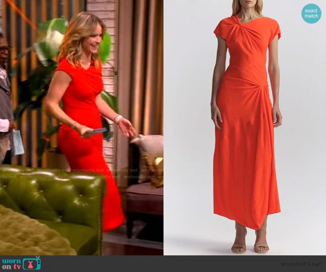 A.L.C. Willa Dress worn by Sara Haines on The View