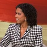 Adriana Diaz’s houndstooth blazer on CBS Mornings
