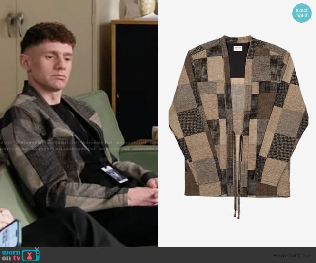 Akashi Kama Noragi Jacket worn by Jacob Hill (Chris Perfetti) on Abbott Elementary