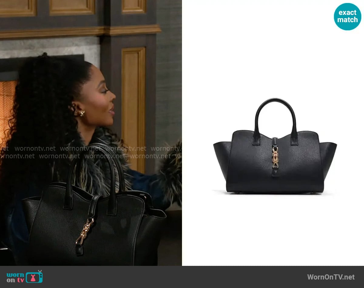 Aldo Georigiax Bag worn by Lynette Wise (Dominique Madison) on Beyond the Gates