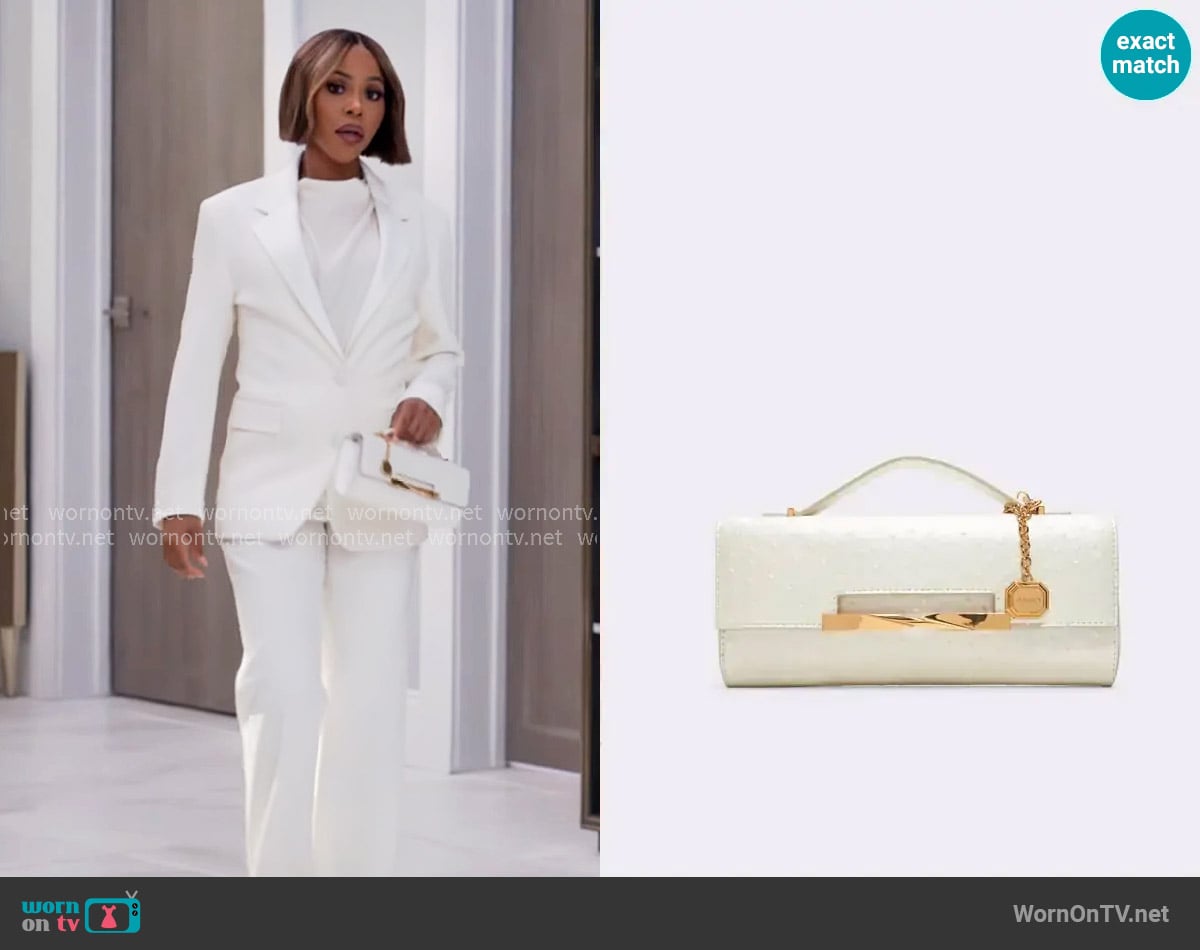 Aldo Novie Ivory Bag worn by Andrea Barnes (Kj Smith) on Tyler Perrys Sistas