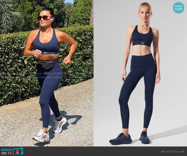 Kyle’s navy leggings on The Real Housewives of Beverly Hills