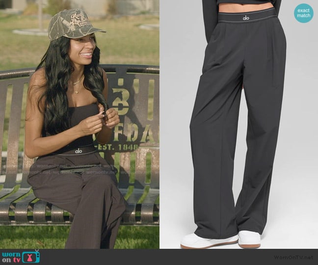 Alo Suit Up Trouser worn by Layla Taylor on The Secret Lives of Mormon Wives