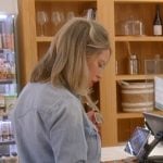 Amanda's western denim shirt on The Real Housewives of Beverly Hills