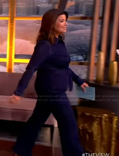 Ana’s denim jumpsuit on The View