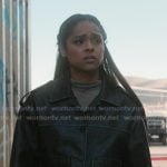 Andrea’s black leather jacket on Marshals