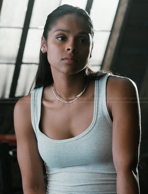 Andrea's gray tank on Marshals