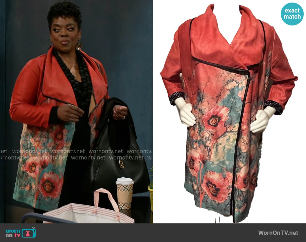 Anes A Ultra Suede Jacket worn by Mona Wilson (Karan Kendrick) on Beyond the Gates