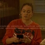 Angie’s red SKI SKI SKI tee on Will Trent