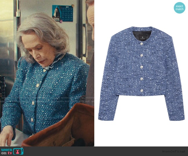 Anine Bing Tweed jacket worn by Madeline Matlock (Kathy Bates) on Matlock
