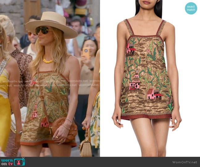 Annie's Ibiza The Etta Dress worn by Natalie Swanston Fuller on The Real Housewives of Beverly Hills