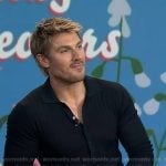 Chris Appleton’s navy ribbed long sleeve polo on Today