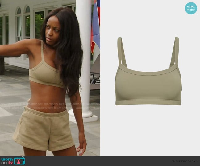 Aritzia Butter Tumbler Bra Top worn by Ciara Miller on Summer House