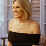 Lindsay’s black off shoulder top on Summer House