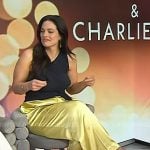 Ashley Graham ‘s green drop earrings and mesh pumps on Today