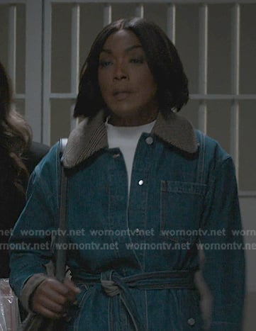 Athena's denim coat on 9-1-1