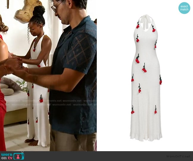 Avec Des Fleurs Robe En Maille Dress worn by Venita Aspen on Southern Charm