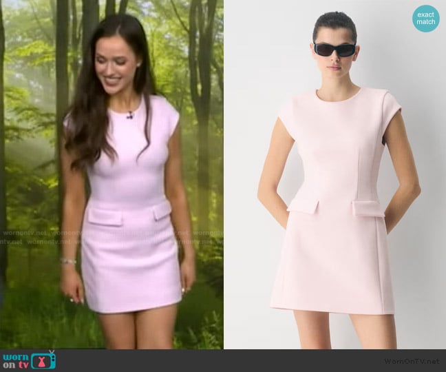 Anna Mai’s pink mini dress on Good Morning America