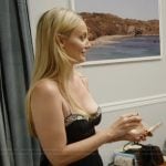 Bailey’s black slip dress on Summer House