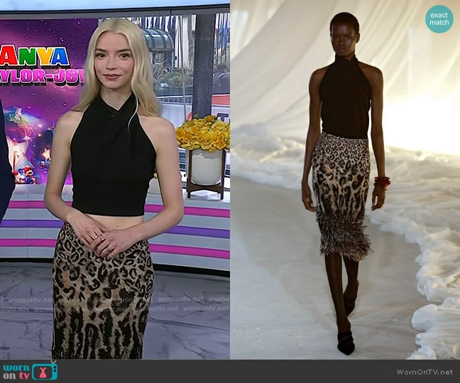 Balmain Fall 2026 Collection worn by Anya Taylor-Joy on Today