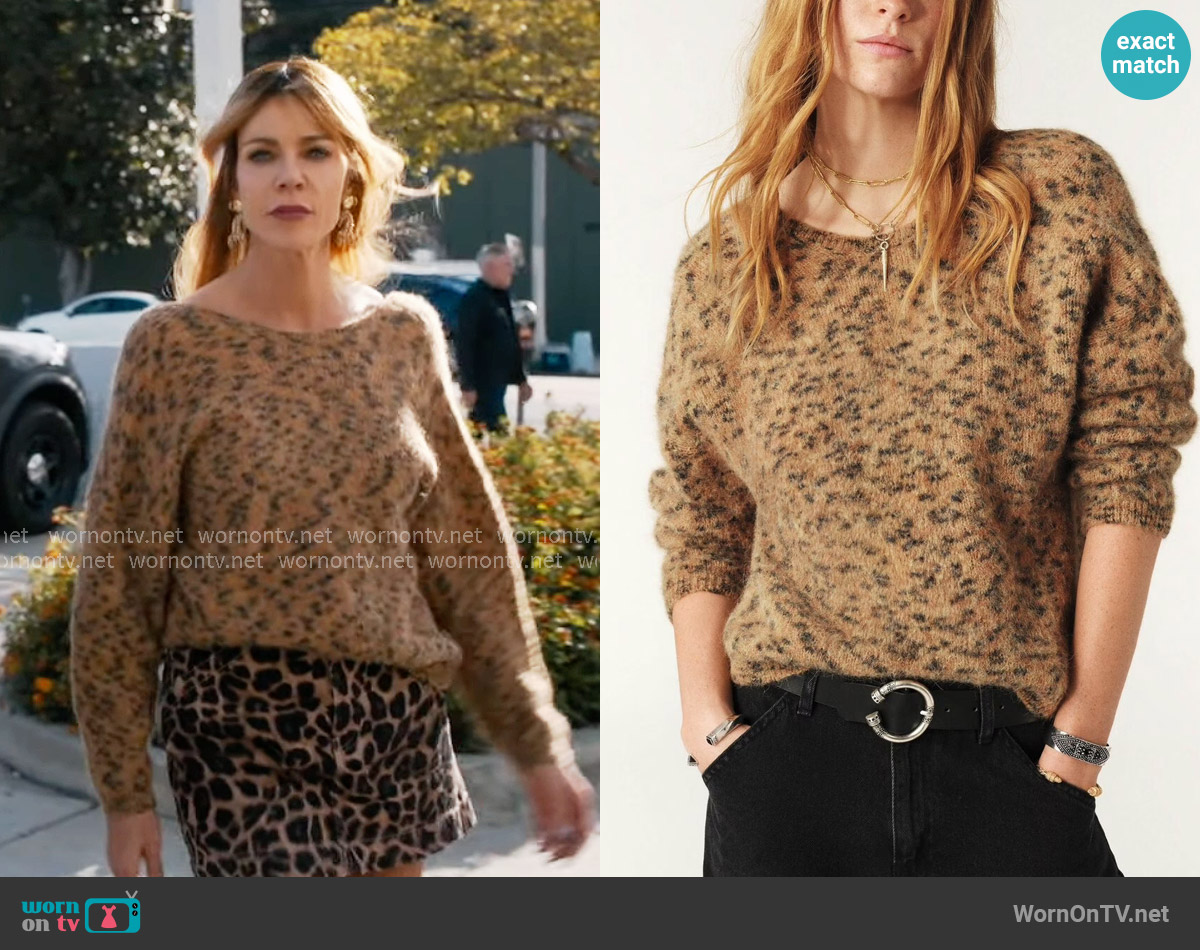 ba&sh Leopold Sweater worn by Morgan Gillory (Kaitlin Olson) on High Potential