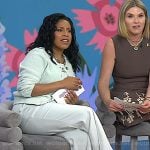 Sheinelle’s beige heel pumps on Today