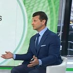 Ted Jenkin’s navy suede shoes on Today