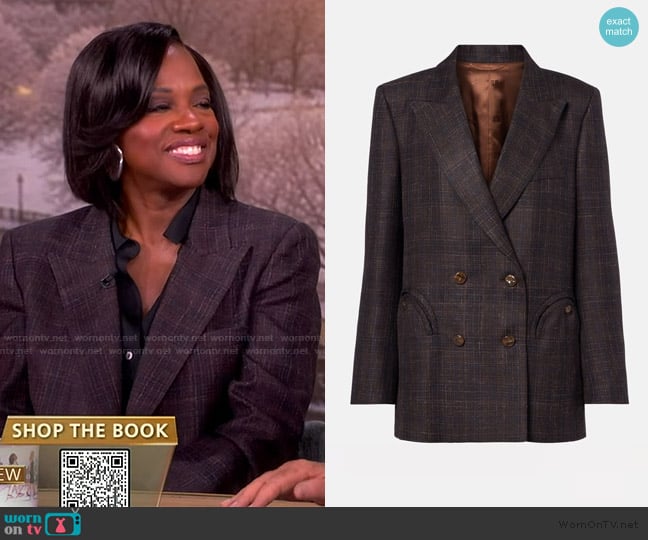 Viola’s plaid blazer on The View