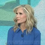 Misty Belles’s blue gathered waist shirtdress on Today