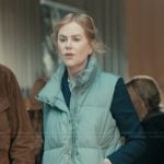 Kay’s blue padded vest on Scarpetta