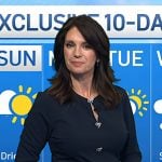 Maria’s black bow embellished dress on Today